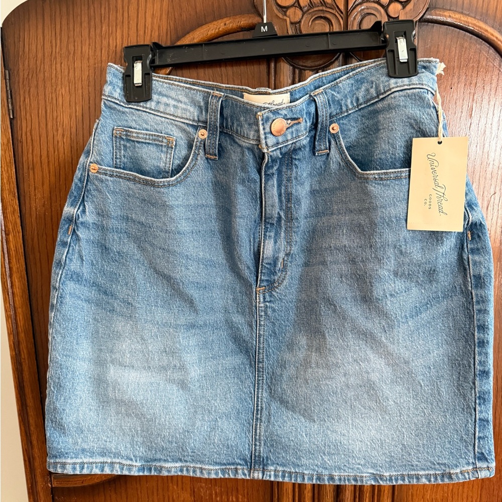Universal Thread Light Blue Denim Skirt